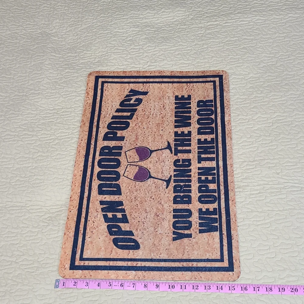 You bring the wine kitchen floor mat